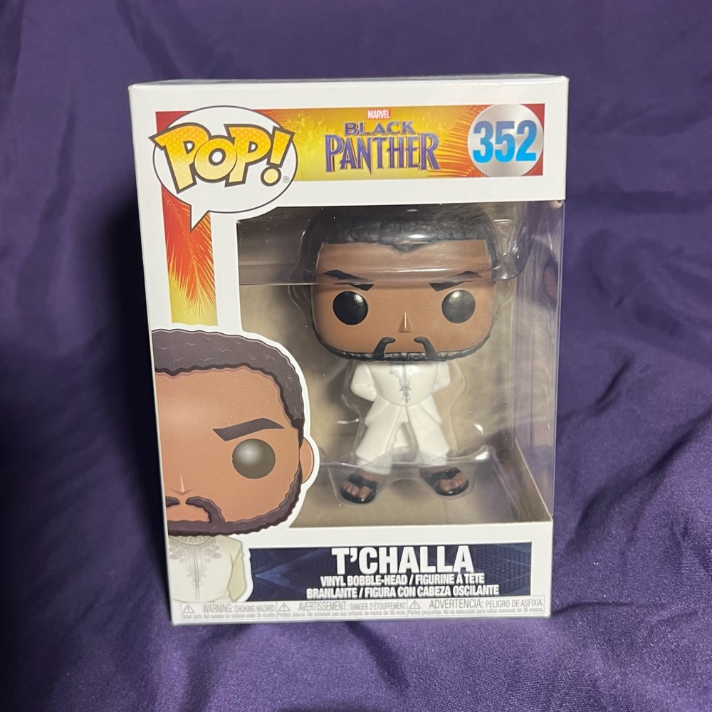 Marvel Black Panther 352 T’Challa white suit Funko Pop!